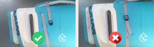 Skladování nafukovacího paddleboardu